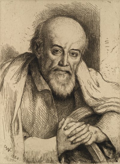 Samuel Palmerin muotokuva, 1884. tekijältä Charles West Cope