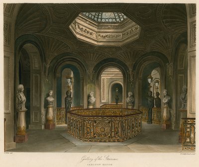 Portaiden galleria, Carlton House, Lontoo tekijältä Charles Wild
