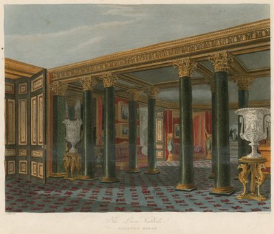 Alempi eteinen, Carlton House, Lontoo tekijältä Charles Wild