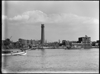 Shot Tower ja Lead Works, Belvedere Road, Lambeth, Greater London Authority, 1936. tekijältä Charles William Prickett