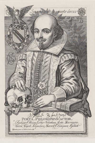 William Shakespeare, 1876. tekijältä Charles William Sherborn