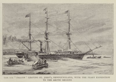 SS Falcon lähtee St John