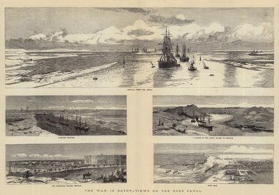 Egyptin sota, näkemyksiä Suezin kanavasta tekijältä Charles William Wyllie