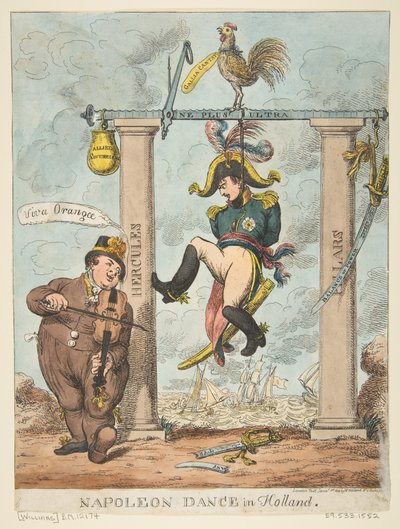Napoleon Dance Hollannissa, 1. tammikuuta 1814 tekijältä Charles Williams