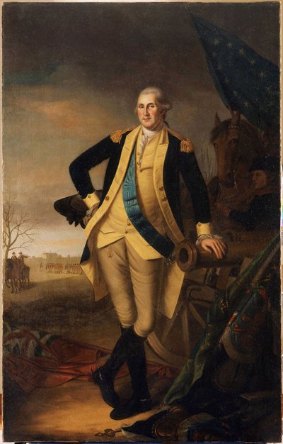 George Washington Princetonin taistelun jälkeen tekijältä Charles Willson Peale