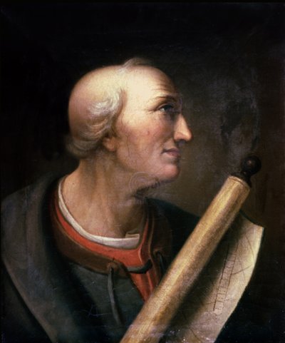 Amerigo Vespuccin (1452-1512) muotokuva 1816 tekijältä Charles Willson Peale