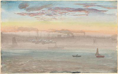East River, Sunrise tekijältä Charles de Wolf Brownell