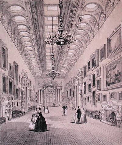 Kuvagalleria, Buckinghamin palatsi, kaiverrus C. Graf, n. 1880 (litho) tekijältä Charlotte (after) Campbell