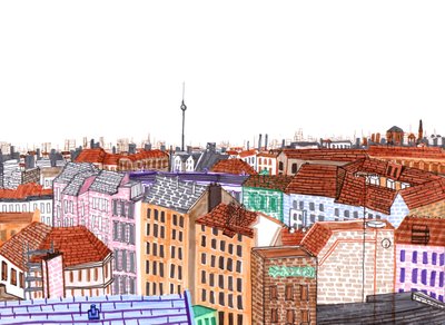 Berliini, 2017 (siveltimen kynät) tekijältä Charlotte Orr