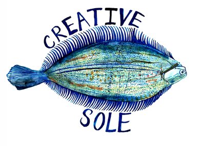 Creative Sole, 2019 (kynä, muste ja akvarelli) tekijältä Charlotte Orr