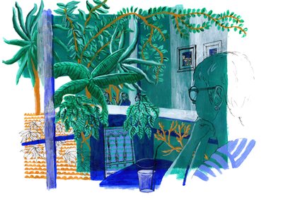 Omakuva, 2015 akryyli tekijältä Charlotte Orr