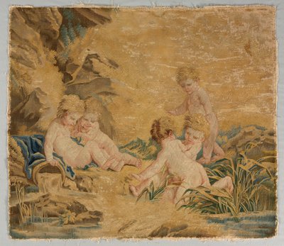 Lapset leikkivät: The Bath, 1700-luku. tekijältä Charron
