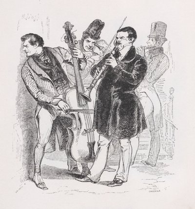 Hääyö Bérangerin täydellisistä teoksista, 1836. tekijältä Cherrier
