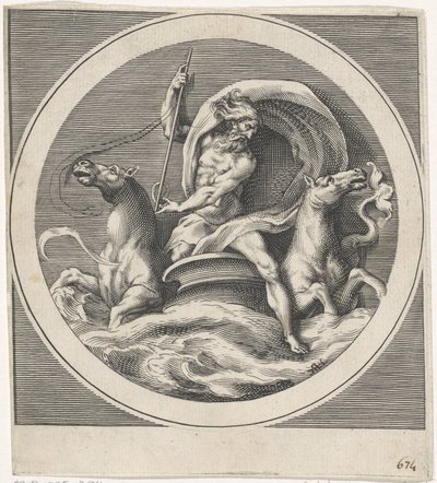 Neptunus Jumalat ja jumalattaret (kopiot) (sarjan nimi) tekijältä Cherubino Alberti (possibly)