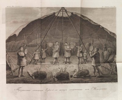 Kuvitus Kapteeni Billingsin matkoista Tšukotkan halki..., kirjoittanut Gavriil Sarychev, 1811. tekijältä Chesky