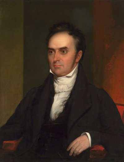 Daniel Webster (1782-1852), noin 1828 (öljy kankaalle). tekijältä Chester Harding