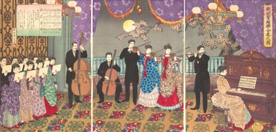 Conse RT f Europé Ignored c Ose Orchestra Gasso Diagram, 1889. , 1889. tekijältä Chikanobu Yoshu