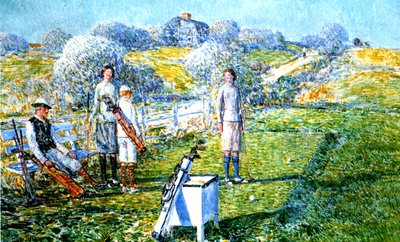 Golfin peli tekijältä Childe Frederick Hassam