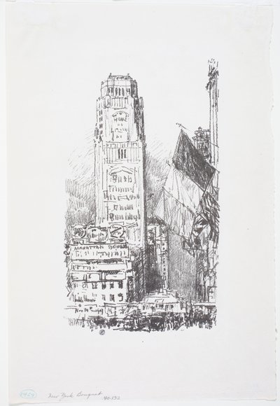 New Yorkin kukkakimppu tekijältä Childe Frederick Hassam