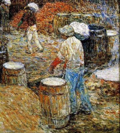 New York, Hod Carriers tekijältä Childe Frederick Hassam