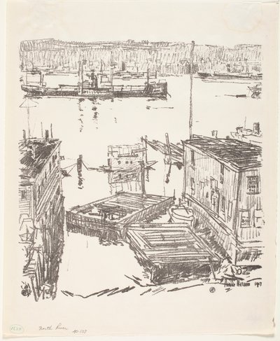 North River tekijältä Childe Frederick Hassam