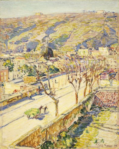 Posillipo, Italia tekijältä Childe Frederick Hassam
