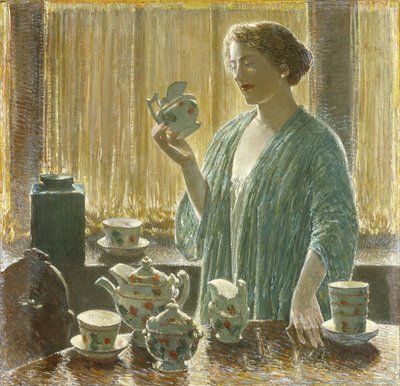 Mansikka teesetti tekijältä Childe Frederick Hassam