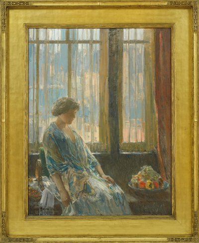 New Yorkin ikkuna tekijältä Childe Frederick Hassam