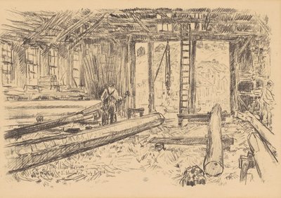 Spar Shop, Gloucester tekijältä Childe Frederick Hassam