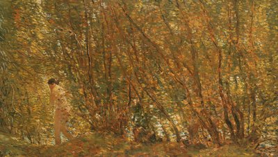 Leppien alla tekijältä Childe Frederick Hassam