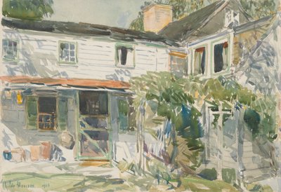 Vanhan talon takaosa tekijältä Childe Hassam