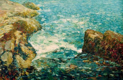 Surffaa ja kiviä tekijältä Childe Hassam