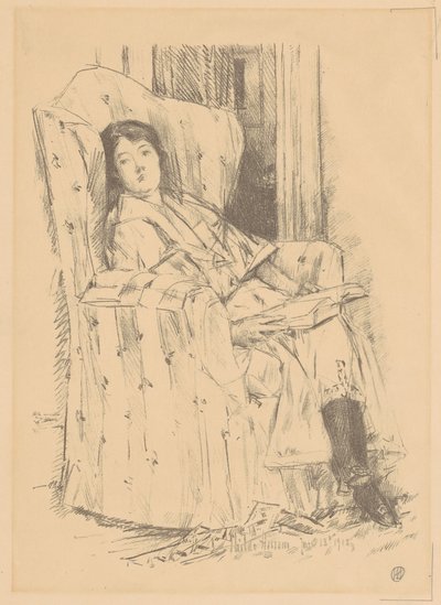 Deshabille tekijältä Childe Hassam