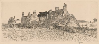 Englantilaiset mökit tekijältä Childe Hassam