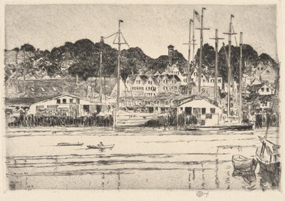 Gloucester, Inner Harbor, 1919 tekijältä Childe Hassam