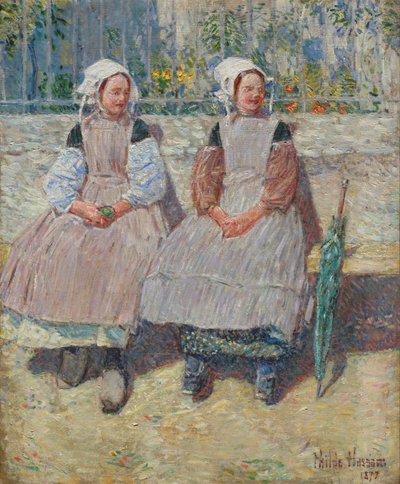 Auringonvalossa tekijältä Childe Hassam