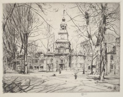 Independence Hall tekijältä Childe Hassam