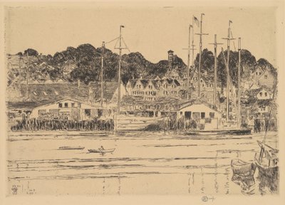 Sisäsatama, Gloucester tekijältä Childe Hassam