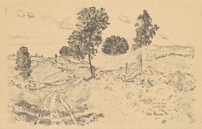 Maisema, Nodin maa tekijältä Childe Hassam