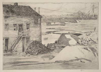 Laskuvesi, Cos Cobin silta tekijältä Childe Hassam