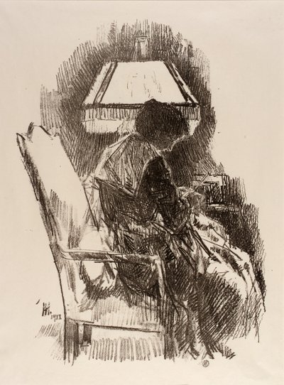 Rouva Hassam, neulominen tekijältä Childe Hassam