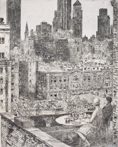 New Yorkin kevät 1931 tekijältä Childe Hassam