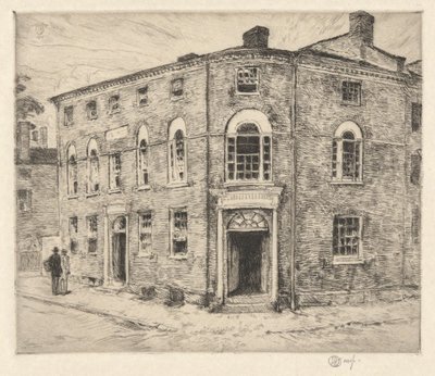 Old Custom House, Portsmouth, 1915 tekijältä Childe Hassam