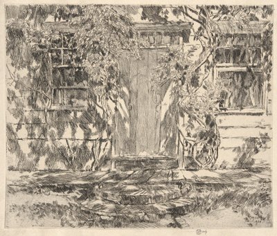 Old Doorway, Easthmapton, 1920 tekijältä Childe Hassam