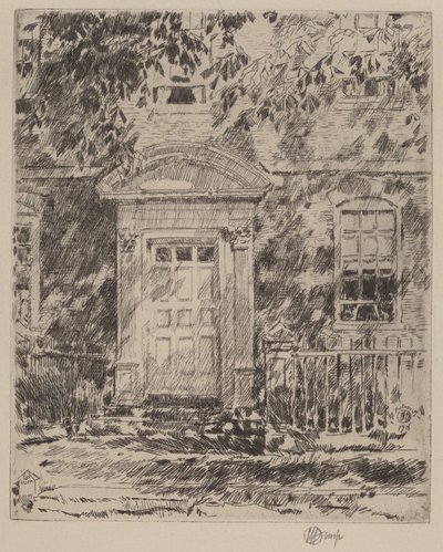 Portsmouthin oviaukko tekijältä Childe Hassam