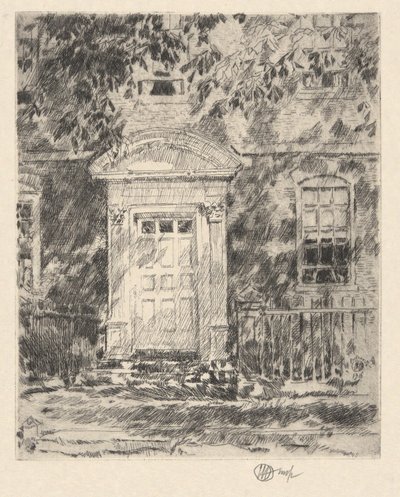 Portsmouthin oviaukko tekijältä Childe Hassam