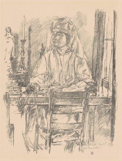 Punaisen Ristin sairaanhoitaja tekijältä Childe Hassam