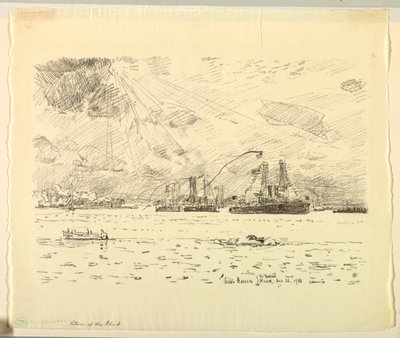 Laivaston paluu tekijältä Childe Hassam