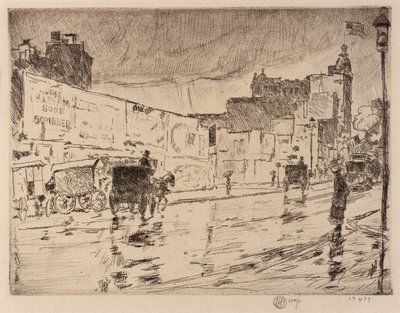 The Billboards, New York tekijältä Childe Hassam