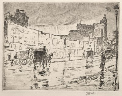 The Billboards, New York, 1896. tekijältä Childe Hassam